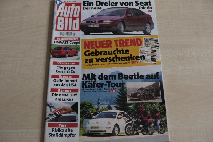 Deckblatt Auto Bild (27/1998)